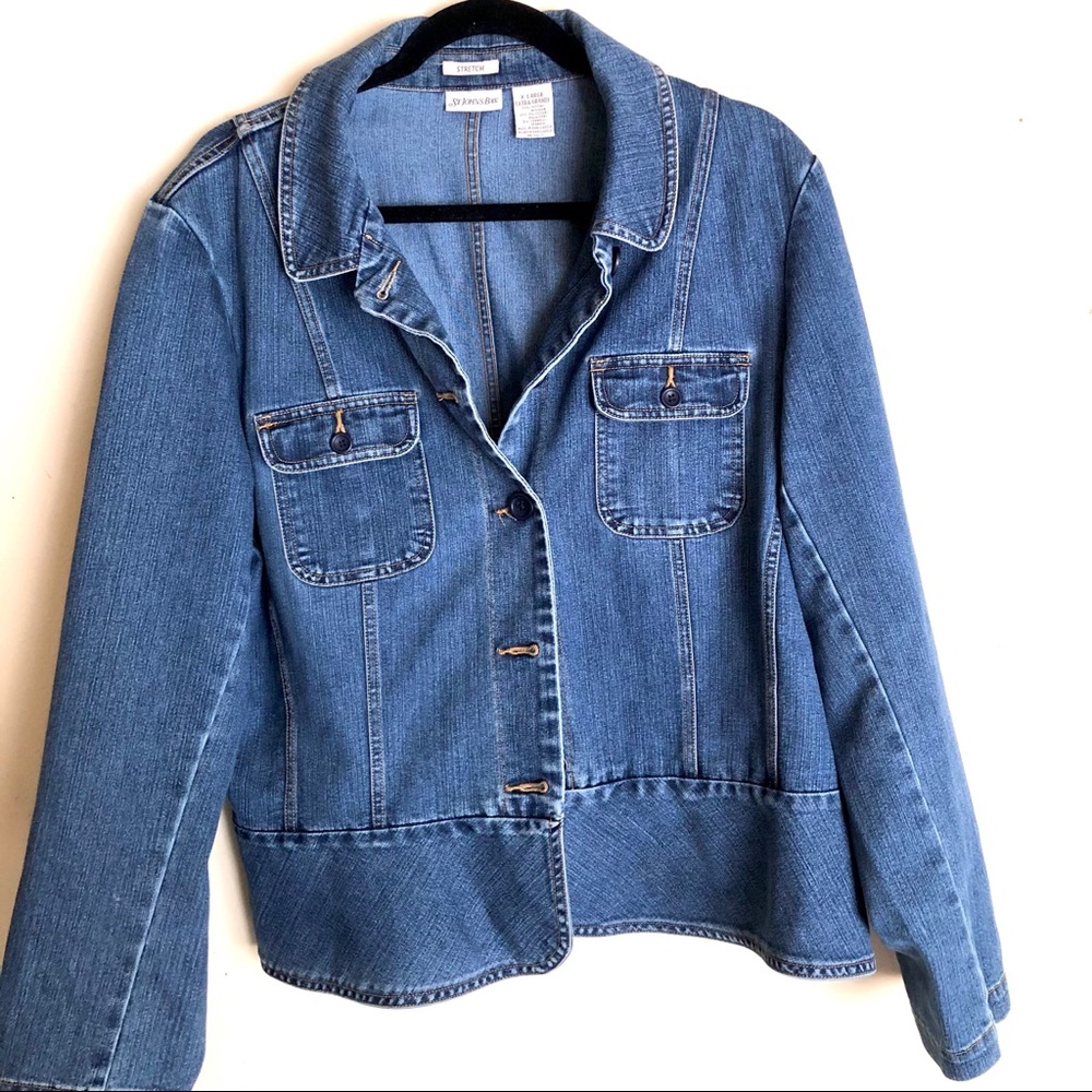 St. John’s Bay Extra Large Stretchy Jean Jacket